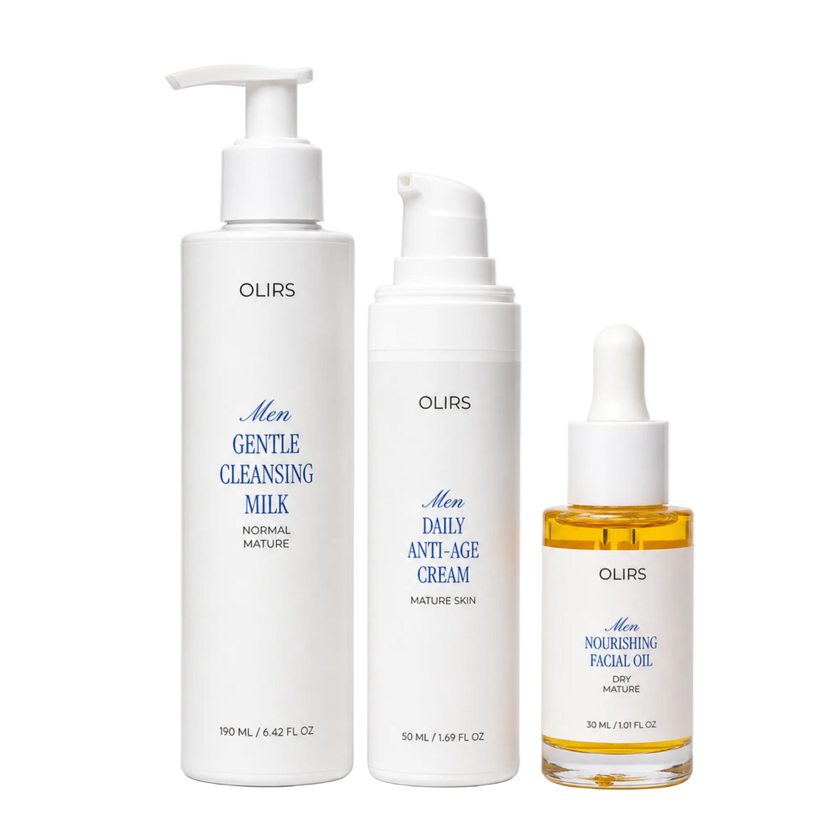 OLIRS Glowy Skin Trio Collection Box — best men's skincare sets